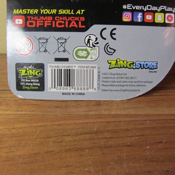 thumb chucks green NIP 2017 zing (W4889) - Picture 5 of 5